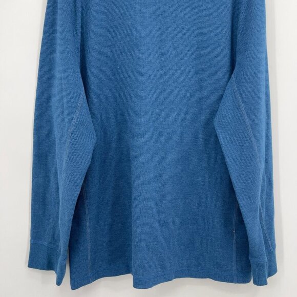 Eddie Bauer Men’s Blue Long Sleeve Thermal Crewneck Shirt Size 2XL - Picture 6 of 10